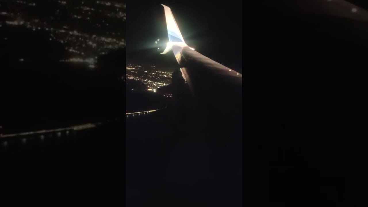 Alaska: Descending and Landing Back at San Francisco International Airport (SFO)