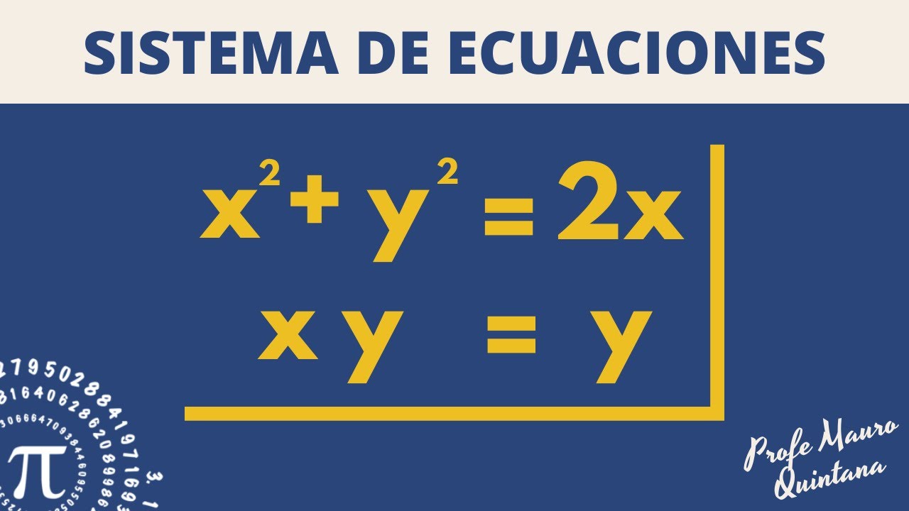 Un Sistema de Ecuaciones Difícil, Operado Fácil y Rápido | Profe Mauro Quintana