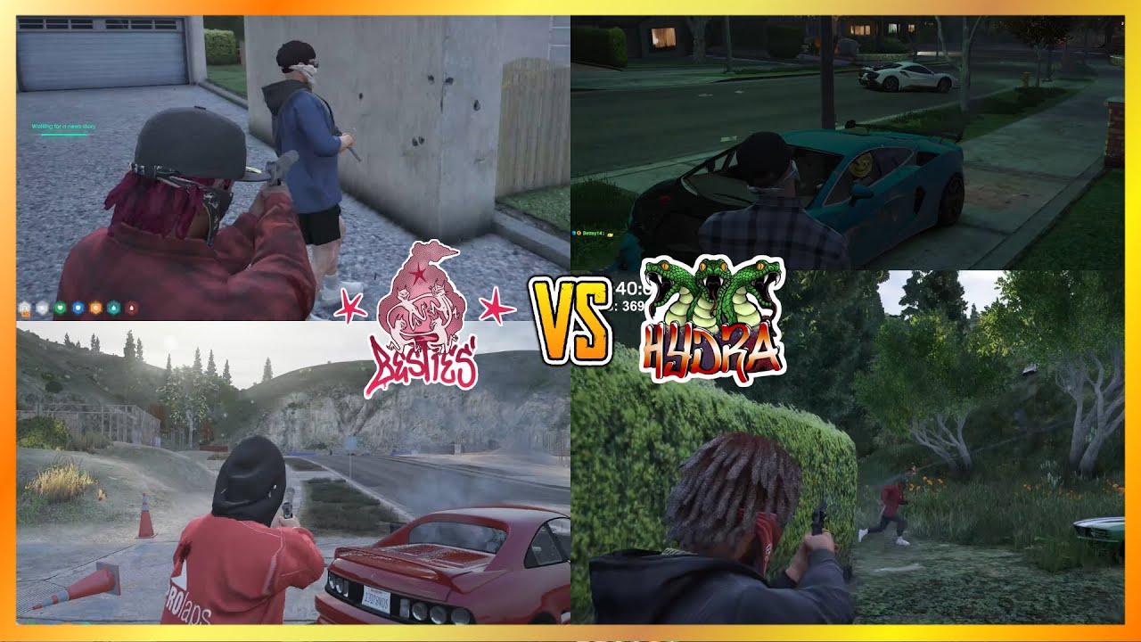 Лучшие друзья толкают блок Гидры (виды с разных ракурсов) | NoPixel 4.0 GTA RP