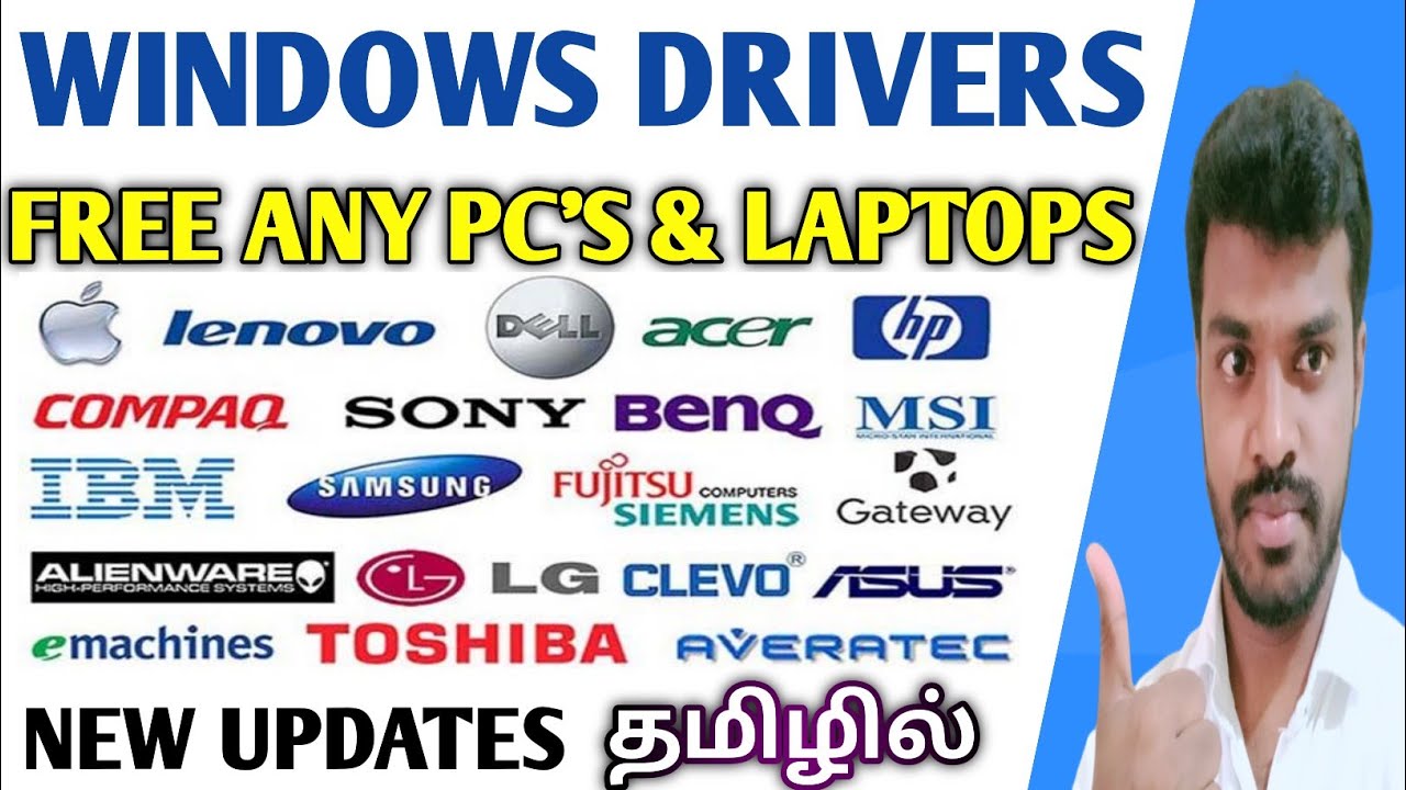 How To Download and install Drivers All Windows Update Drivers All PC Laptop Driver Pack in Tamil