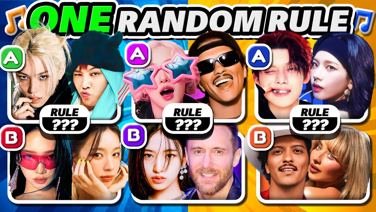 SAVE ONE SONG🔥Random Rule [6 Songs Each Rounds] - Kpop Quiz 2024