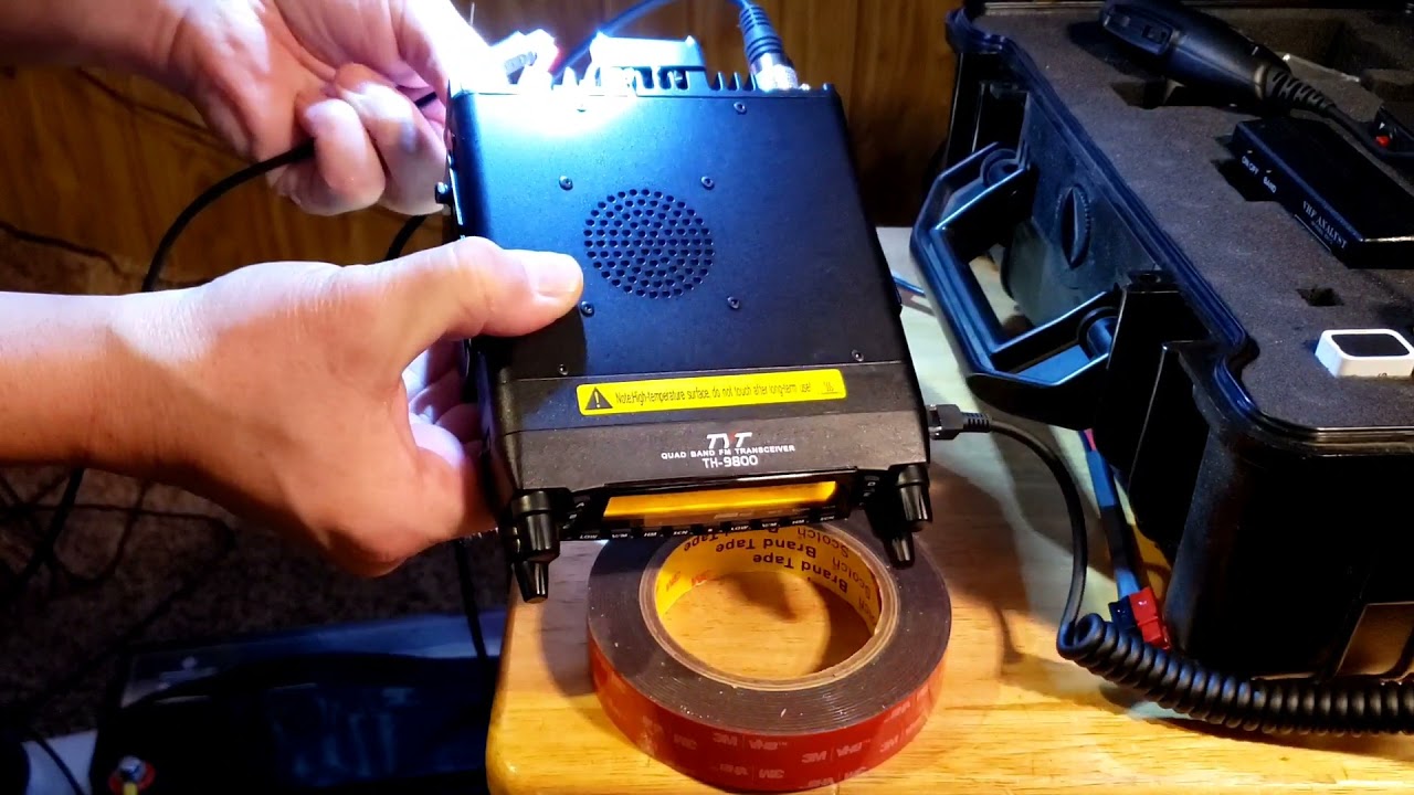FIRST CONTACT!! TYT Quad band TH-9800, RT Systems software,cable