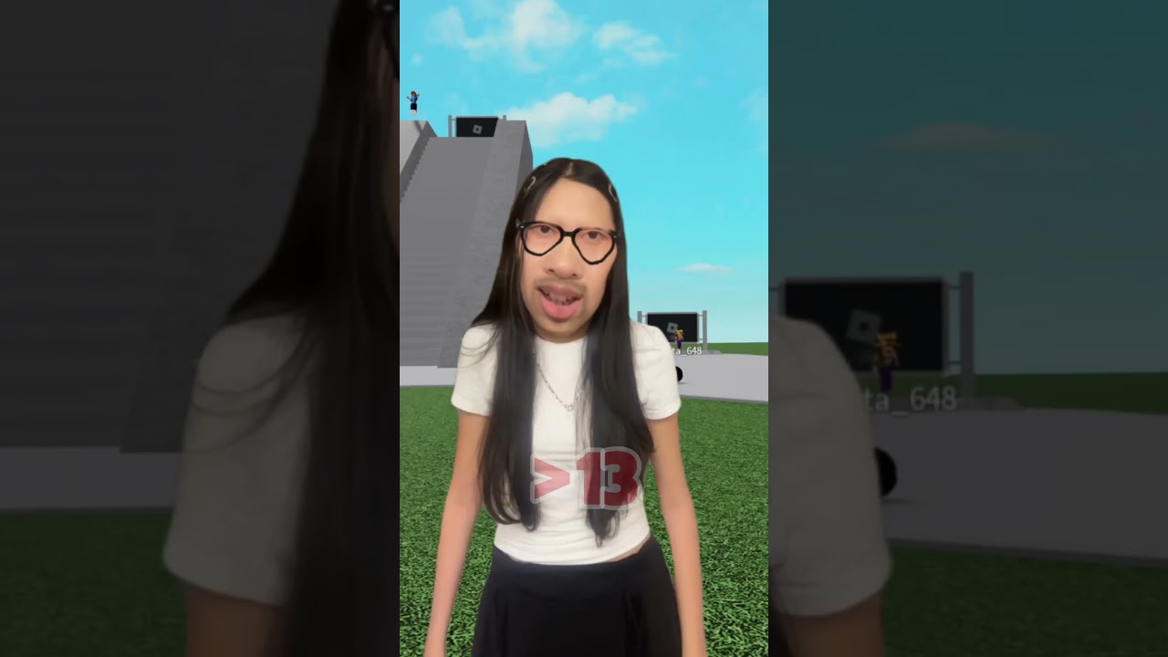 Chatting on Roblox with -13 feels like😭#roblox #robloxshorts