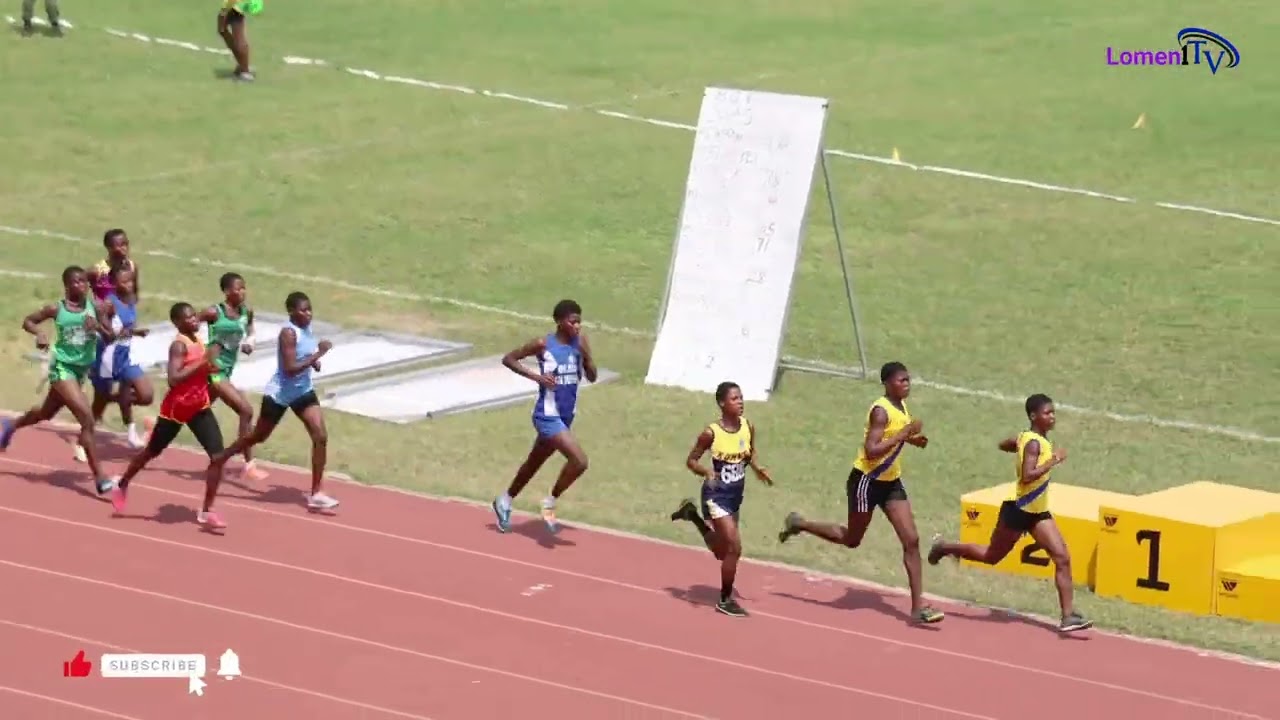 Girls 800m final. 2:14.25sec. zone 3. Ashanti region Interco 2026.