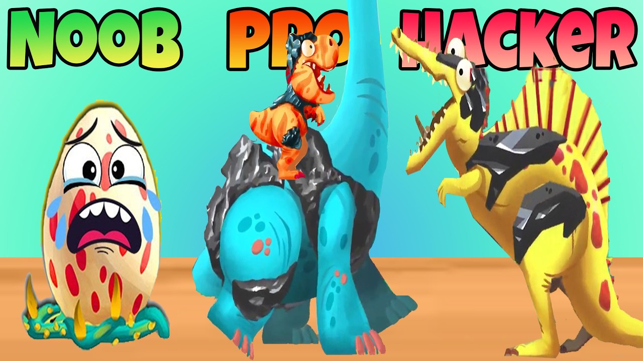 Dino Bash Storm Siege 🌪️🦖 &ndash; Новичок против Профессионала против Хакера