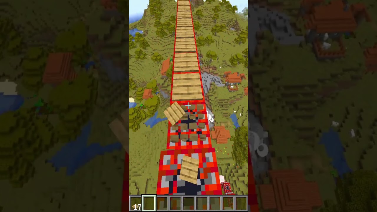 Minecraft TNT run  #minecraft #shorts