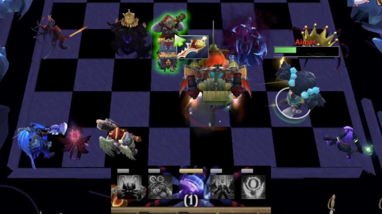 panda drop gyro3 techies3 invoker3  - Dota Auto Chess DAC