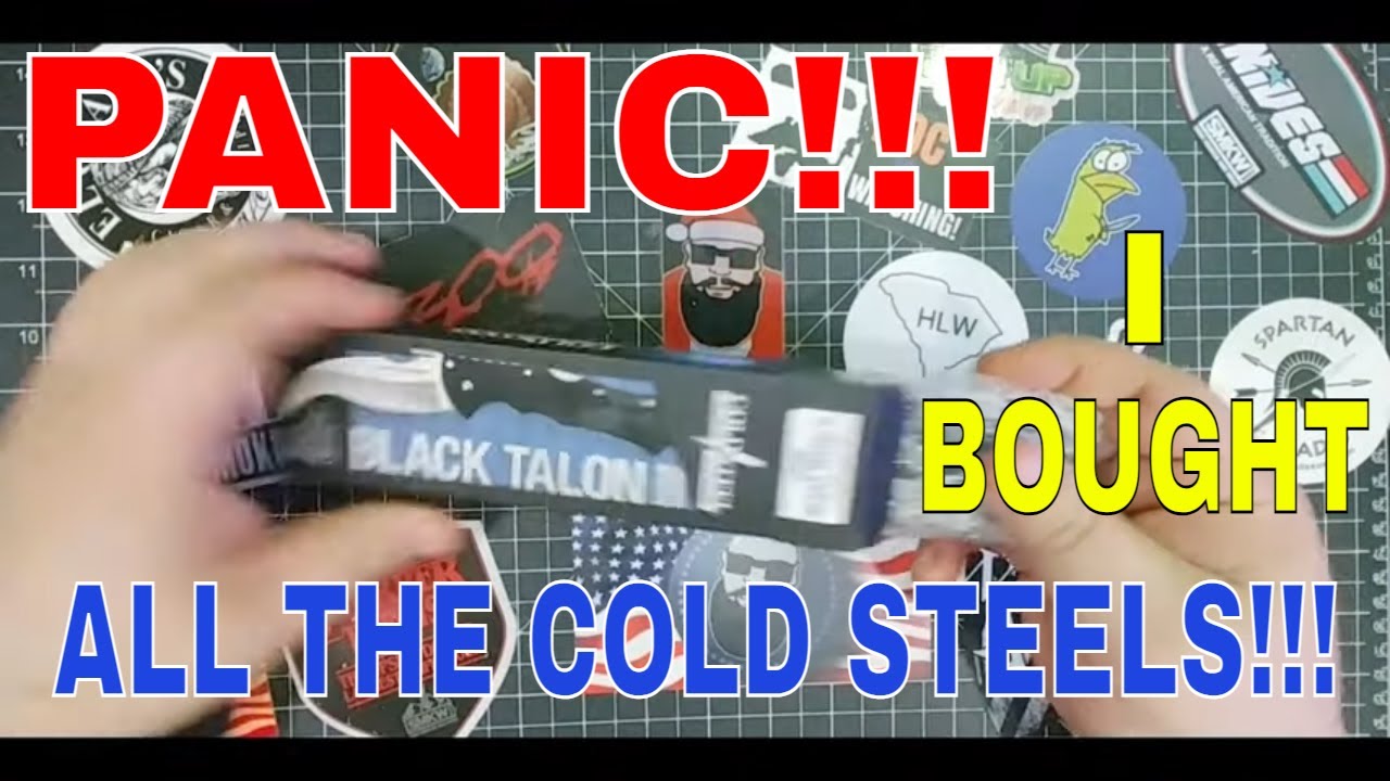 COLD STEEL PANIC BUYING: WHAT DID I GET?