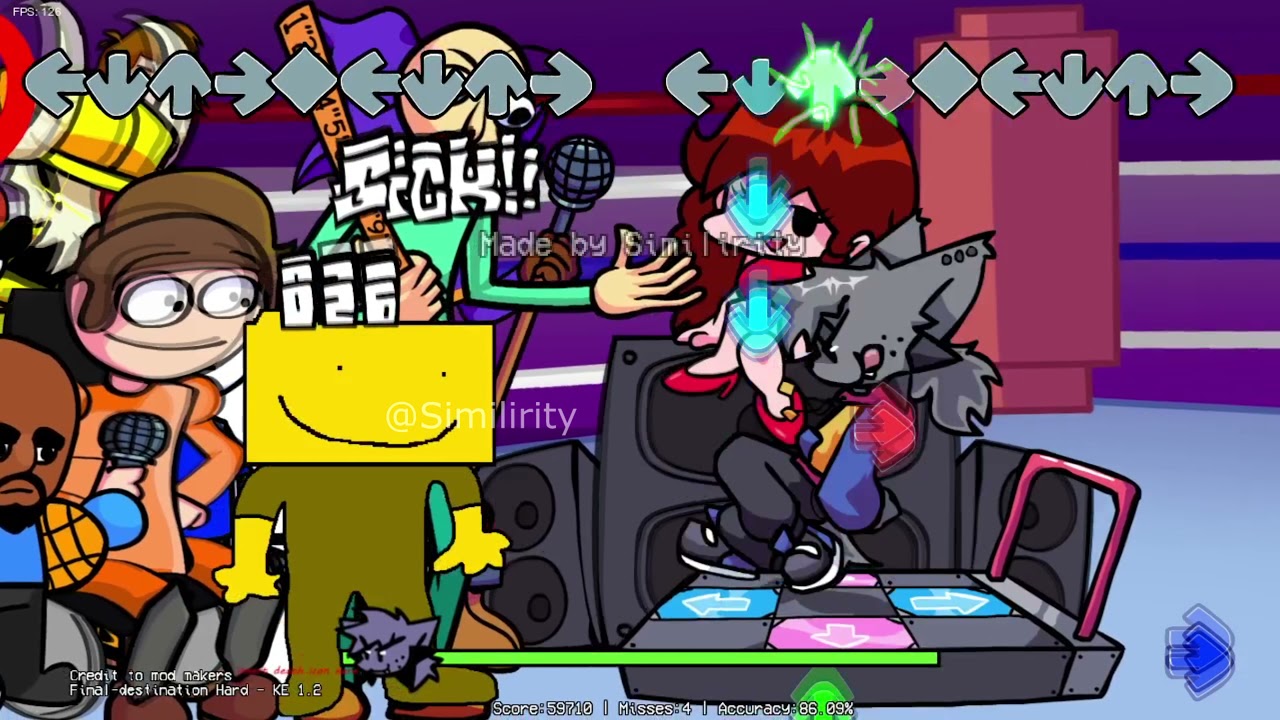 Friday Night Funkin - Cheeky joins the game! - Final Destination 33 Players