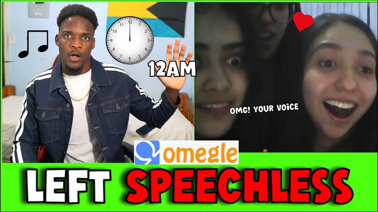 Picking Up Girls On Omegle Singing @12AM Midnight ( Omegle Singing Reactions )