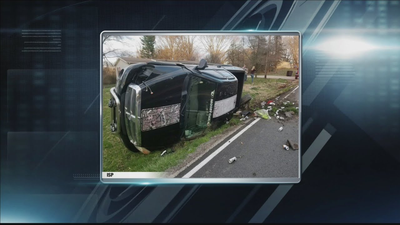 ISP: Father arrested for drunk driving, flipping truck with two young sons inside
