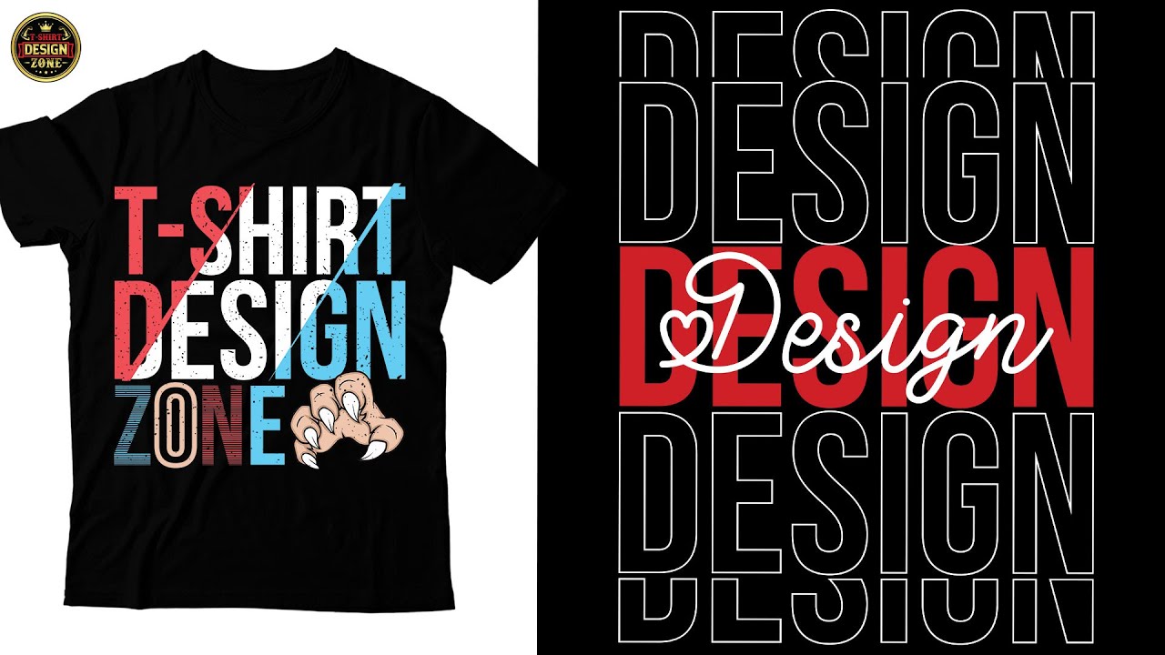 Typography Basic Vintage color  t shirt design part-2 | #t-shirt design #tshirt #Tutorial Bangla