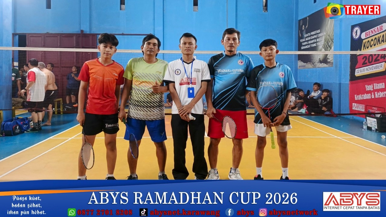 Ariz/Zidan VS Fahmi/Aden || ABYS Ramadhan Cup 2026 || R1 || GOR Bensar - Karawang