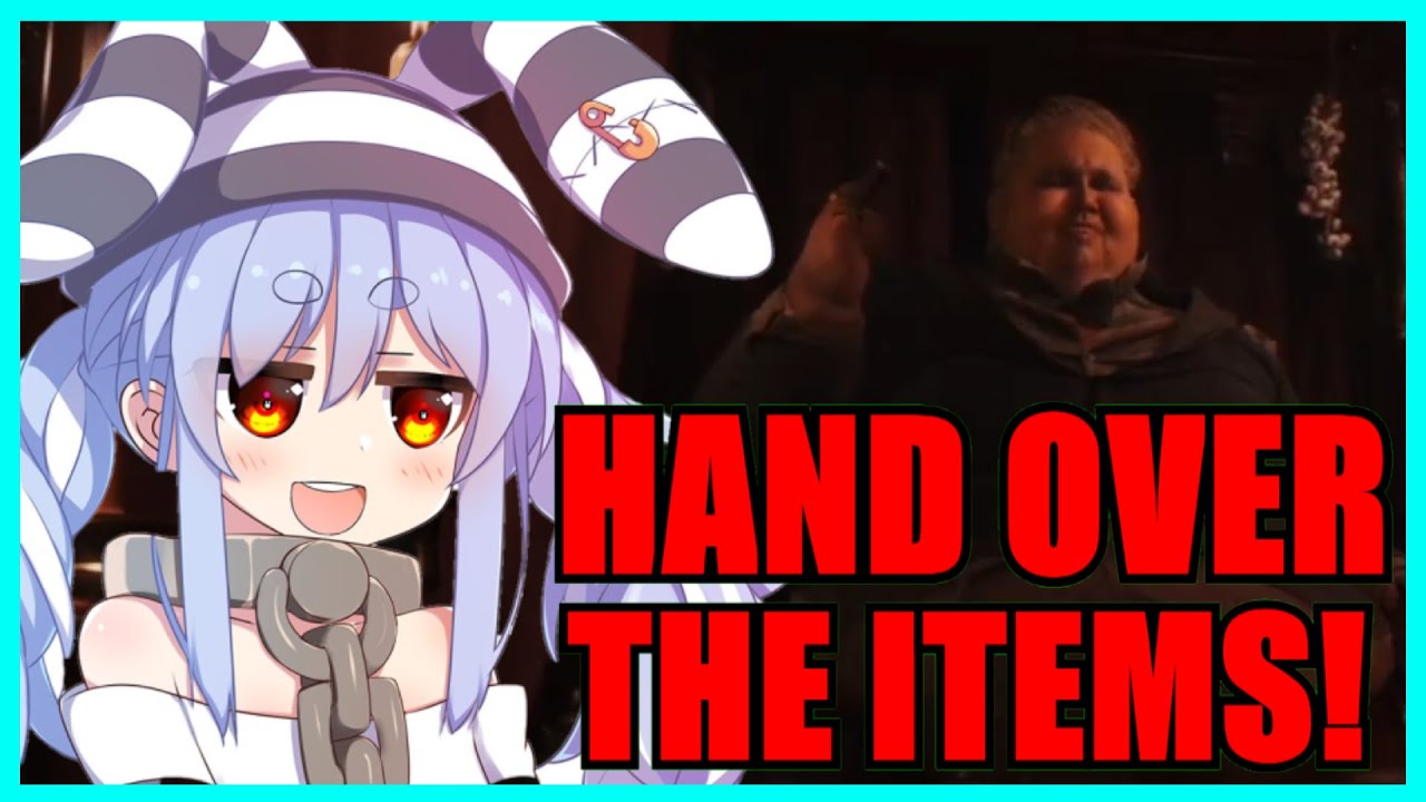 【Hololive】Pekora Being a War Criminal【Resident Evil Village Castle Demo】【Eng Sub】