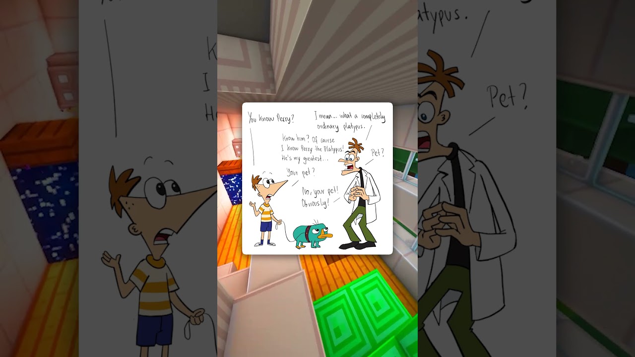 Perry Has To Pretend He Doesn't Know Doofenshmirtz!