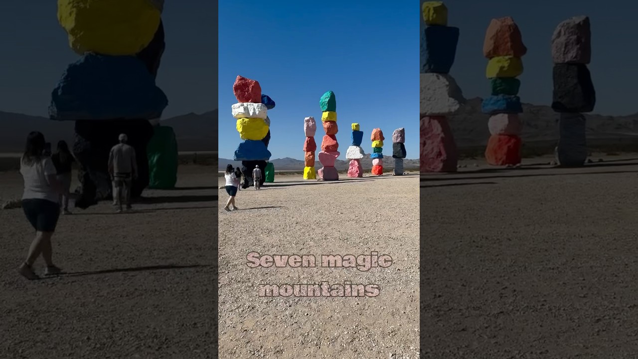Seven Magic mountain- unique attraction Las vegas - Neveda | one of the Bucket list of Las Vegas