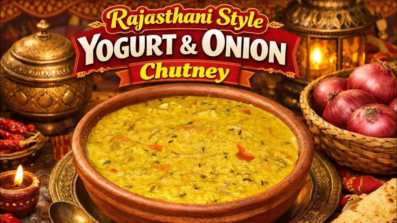 Rajasthani Style Yogurt & Onion Chutney | Instant Dahi Pyaz Chutney Recipe l Chefmrjatin #recipe 