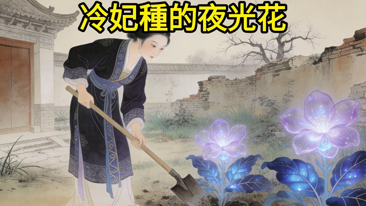 冷妃在荒院種滿夜光花，人笑她癡。瘟疫之夜，花粉成藥，救全城百姓。百官焚香叩首：「求娘娘再開藥方！」#民間故事 #故事頻道 #感人故事 #感人故事 #情感