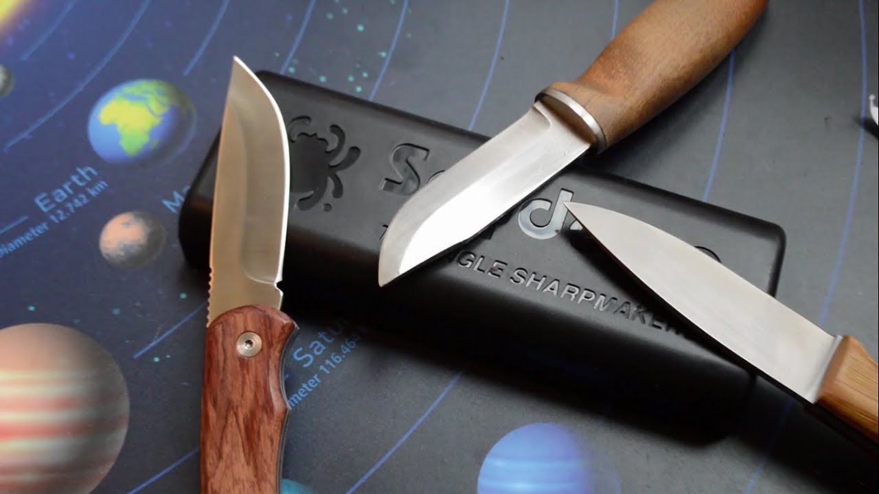Knife sharpening with the SPYDERCO SHARPMAKER - I'M YOUR UNCLE