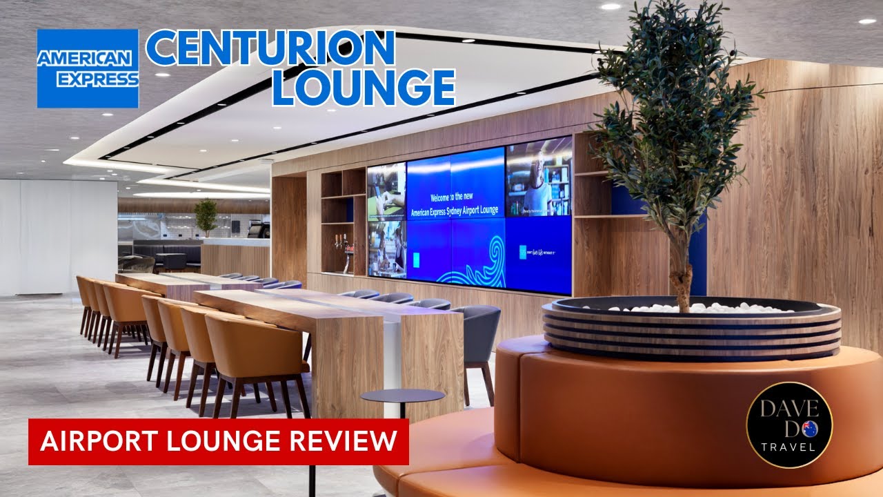American Express Centurion Lounge Sydney Airport Review 🥂 | How Is It In 2024?