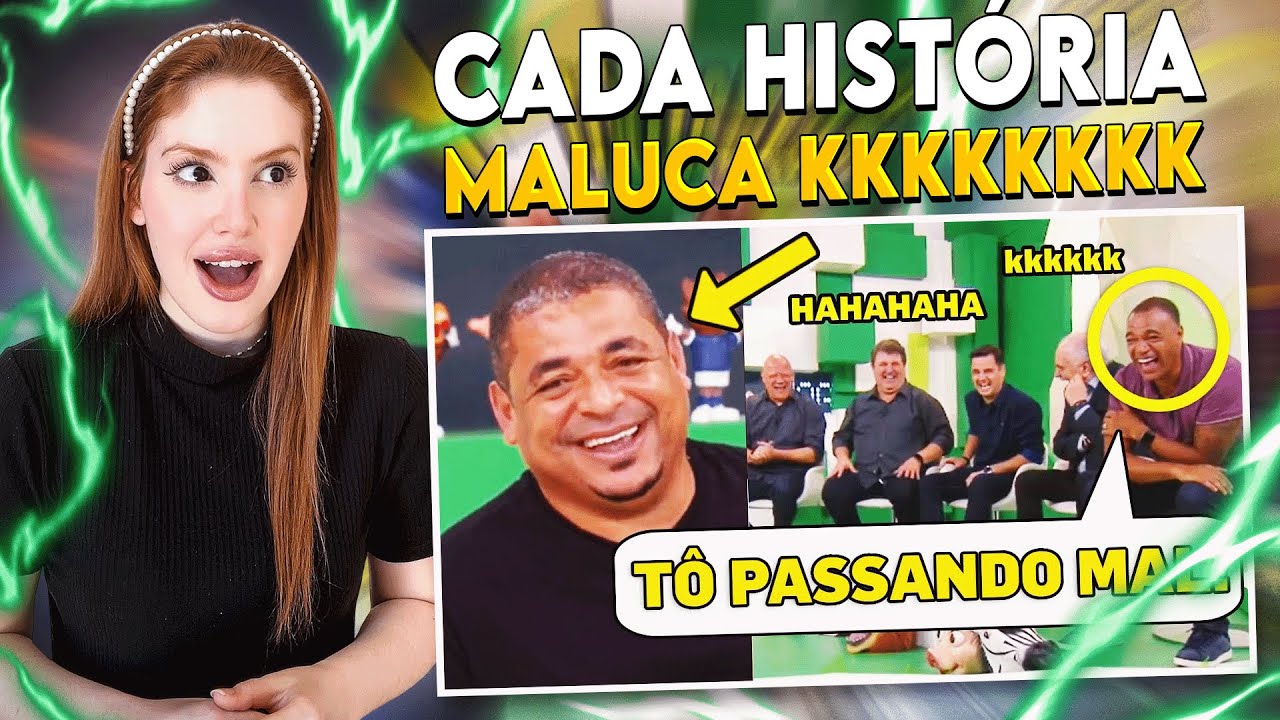 REACT: TENTE NÃO RIR! 8 VEZES QUE JOGADORES CONTARAM HISTÓRIAS HILÁRIAS! KKKK | cortes da carolbalds