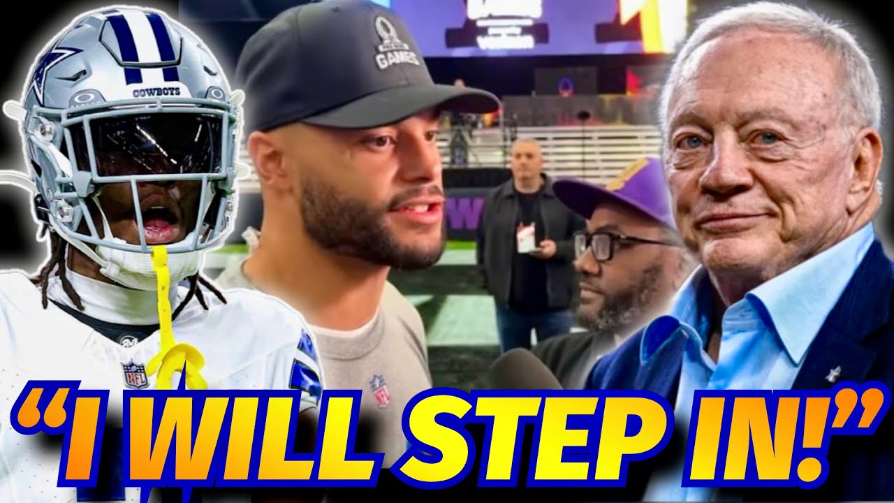 Dak Prescott sends SERIOUS MESSAGE to Jerry Jones….and he’s already Back to TRAINING! 
