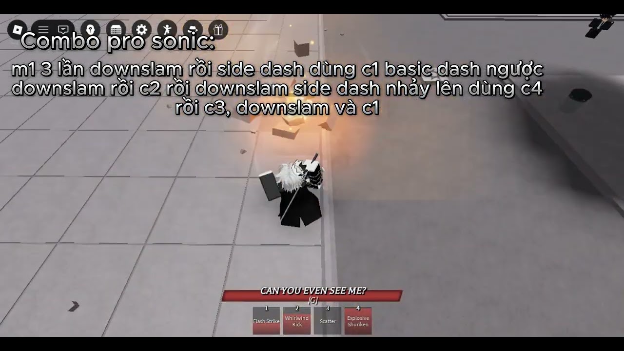 Combo noob và combo pro của một số nhân vật tiêu biểu ( The strongest battlegrounds )