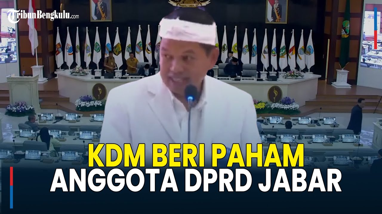 [Full] Pidato Petuah Jitu Kang Dedi Mulyadi, Beri Gebrakan Depan Anggota DPRD Jabar Demi Warga