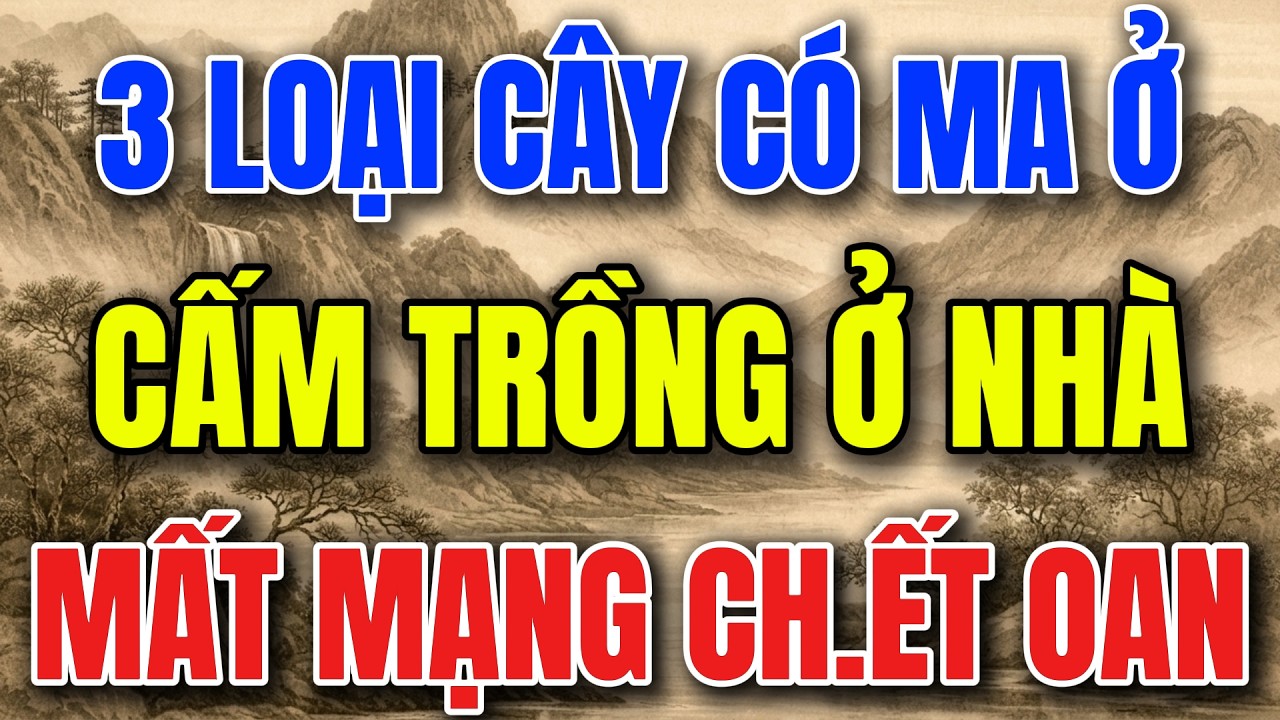 3 LOẠI CÂY CÓ MA Ở, TUYỆT ĐỐI CẤM TRỒNG TRƯỚC NHÀ, KHÔNG BIẾT LÀ MẤT MẠNG CH.ẾT OAN - Lời Phật Dạy