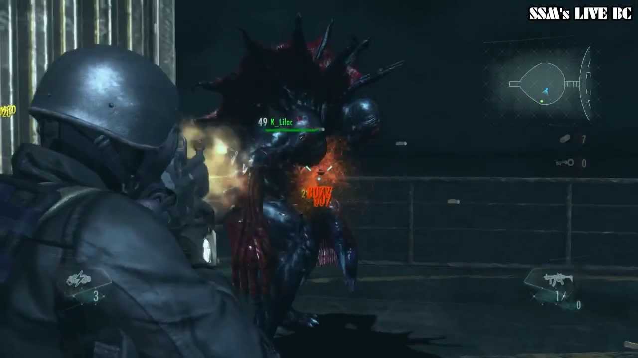 Resident Evil Revelations Raid Mode Ghost Ship, Include Hidden Boss - Hunk, Pirate Jill Co-op S Rank
