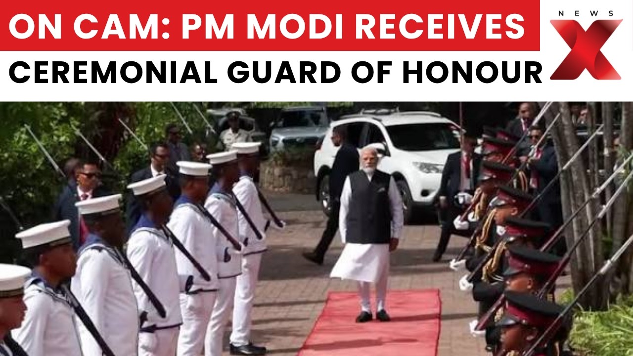 PM Modi Seychelles Visit: PM Modi Accorded Guard Of Honour In Seychelles | NewsX