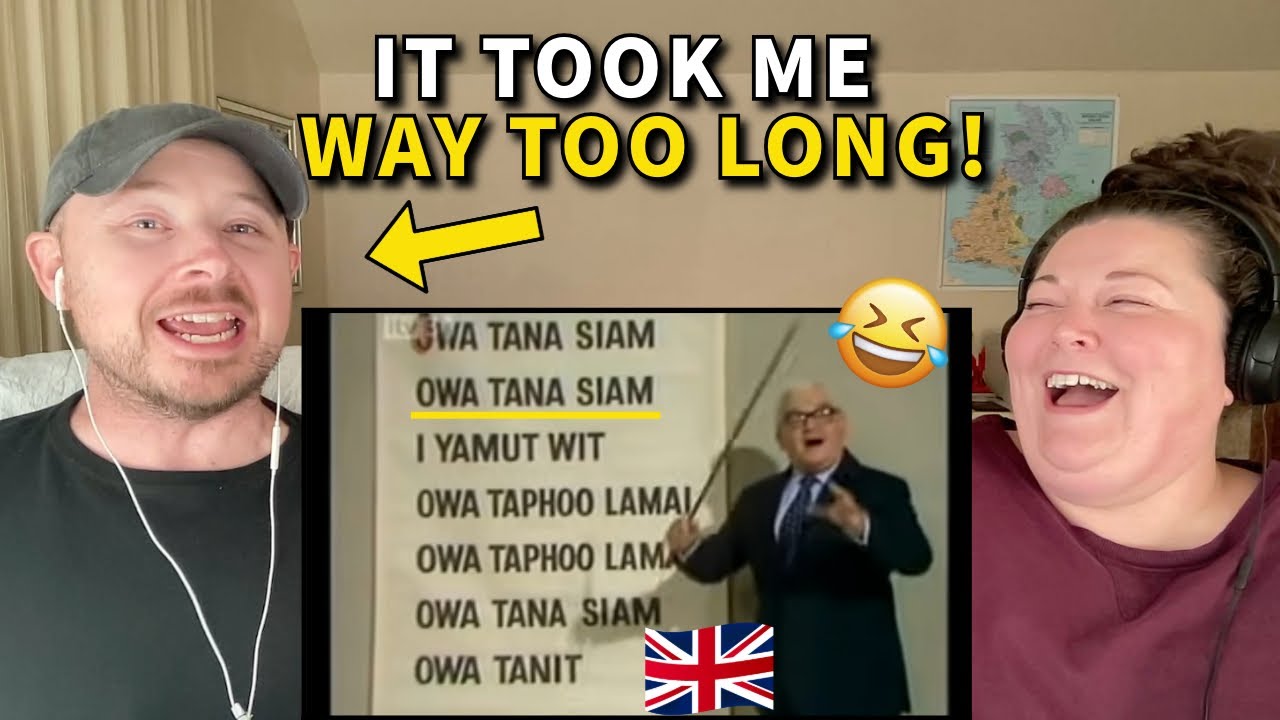 Americans React: Two Ronnies Mispronunciation Sketch | Ronnie Barker 🤣