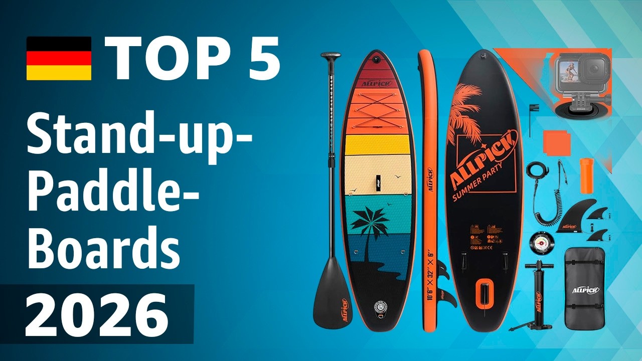 TOP&mdash;5. Beste Stand-up-Paddle-Boards (SUP). Test & Vergleich 2026