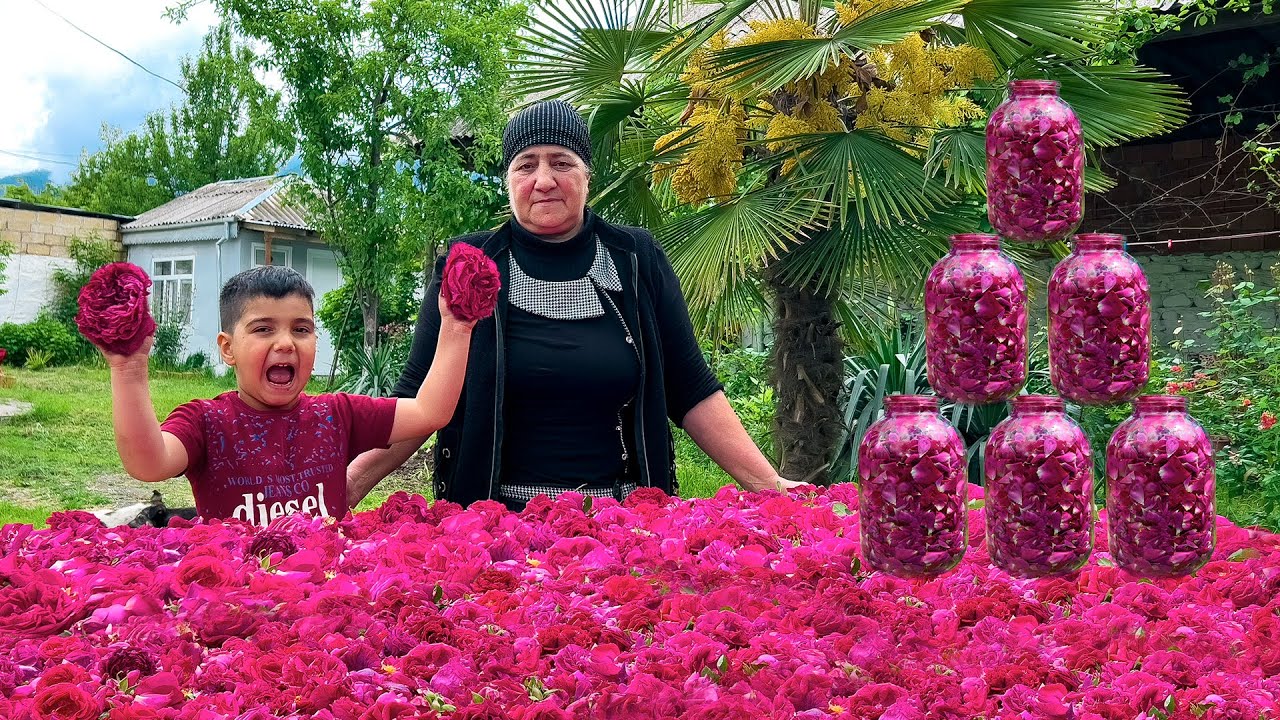 The Most Aromatic Village Day: Grandma’s Rosewater, sweet Jam & savory 