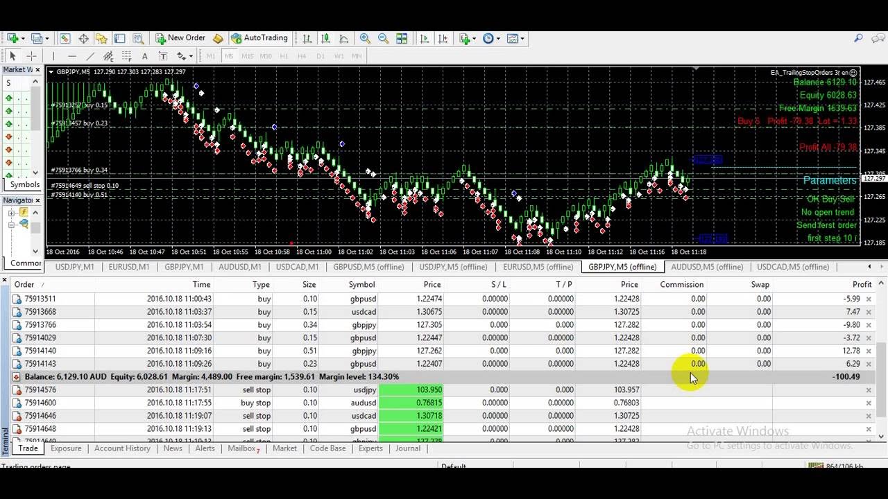 Make 1212 $ in one day - very profitable EA - work in Renko chart