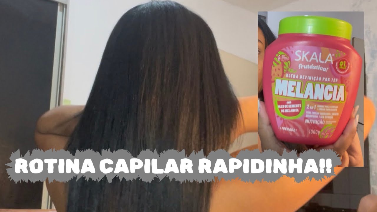 Rotina capilar Rapidinhaaaa 