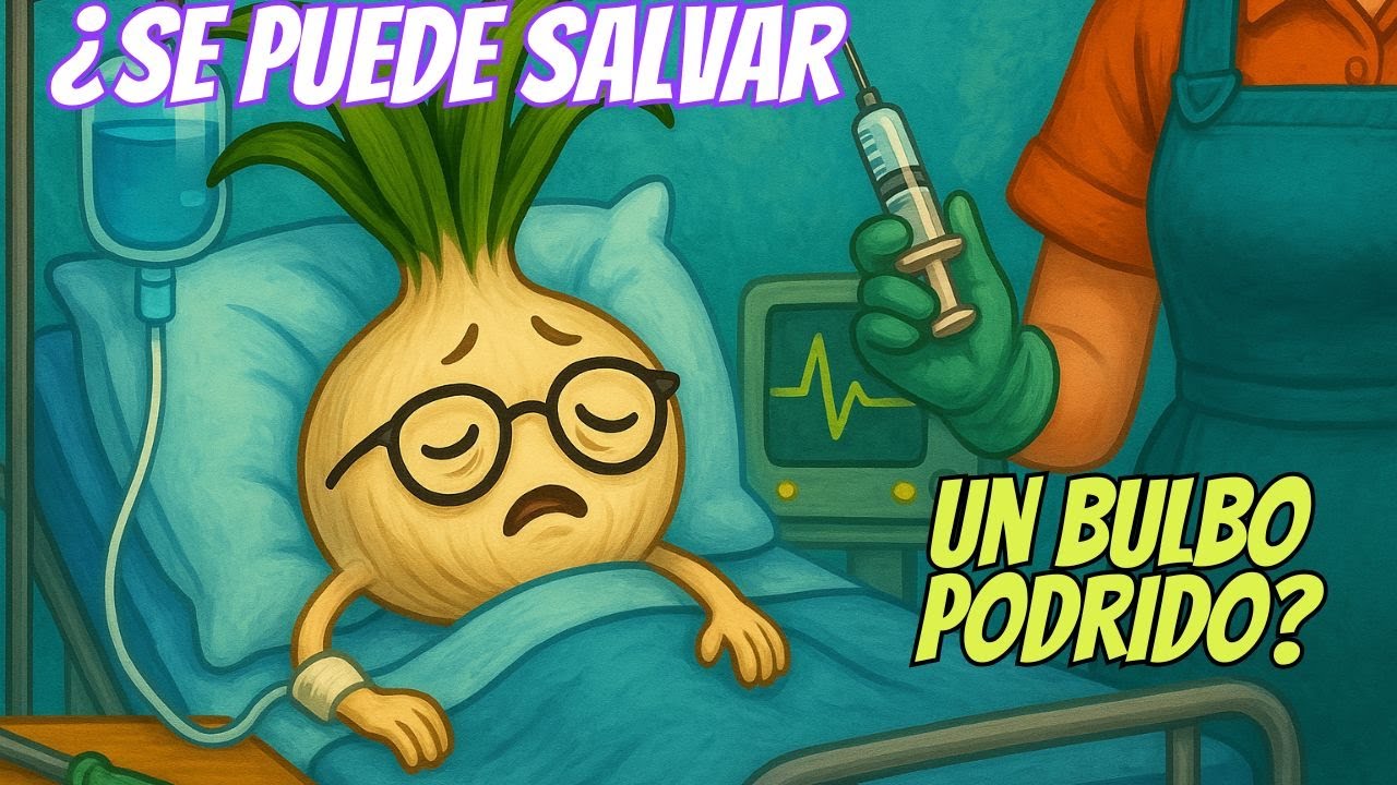 ¿Un bulbo podrido? Intenté salvarlo y este fue el resultado... 😱🌱