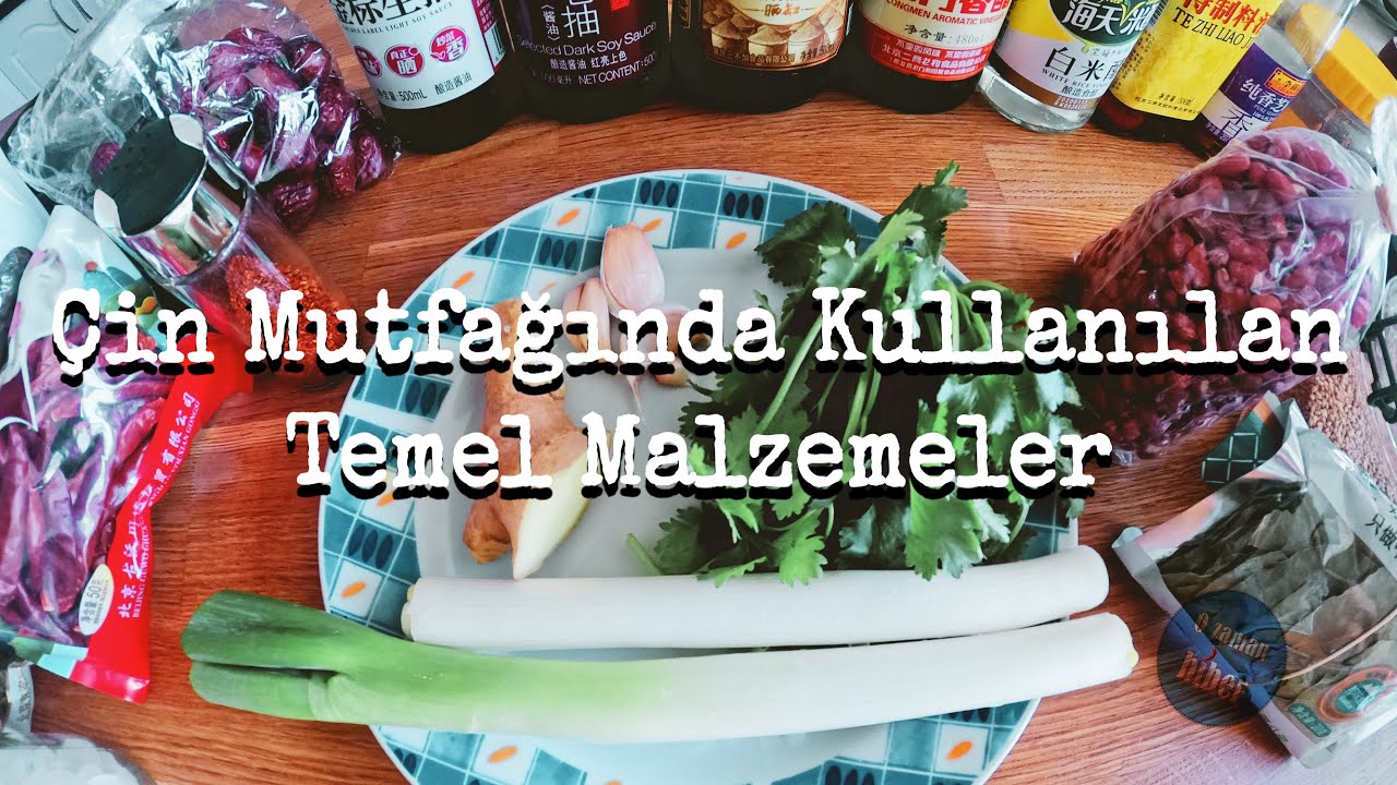 ÇİN MUTFAĞINDA KULLANILAN TEMEL SOS VE BAHARATLAR