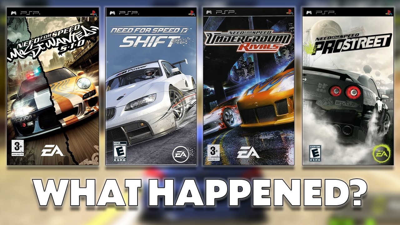 The Weird Need For Speed PSP Games...