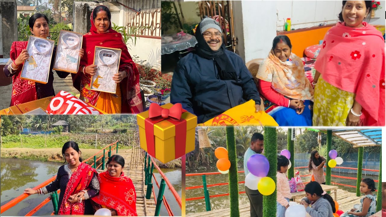 নতুন বছরের শুরুতে বাবা কাকাদের জন্য ছোট ছোট উপহার এনেছি 🎁 /নতুন ঘর ফাইনালি সাজালাম সবাই মিলে 🥰🥳
