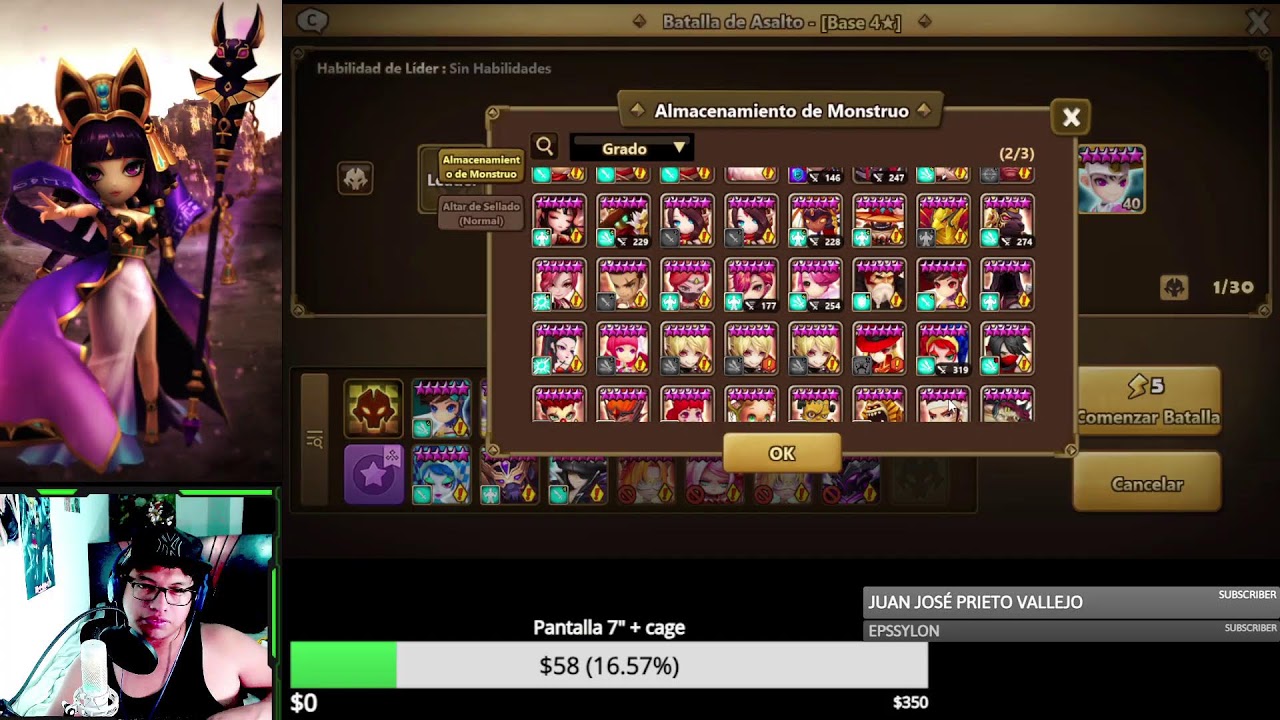 SUMMONERS WAR: 1 REVISION PENDIENTE Y A LA CAMA
