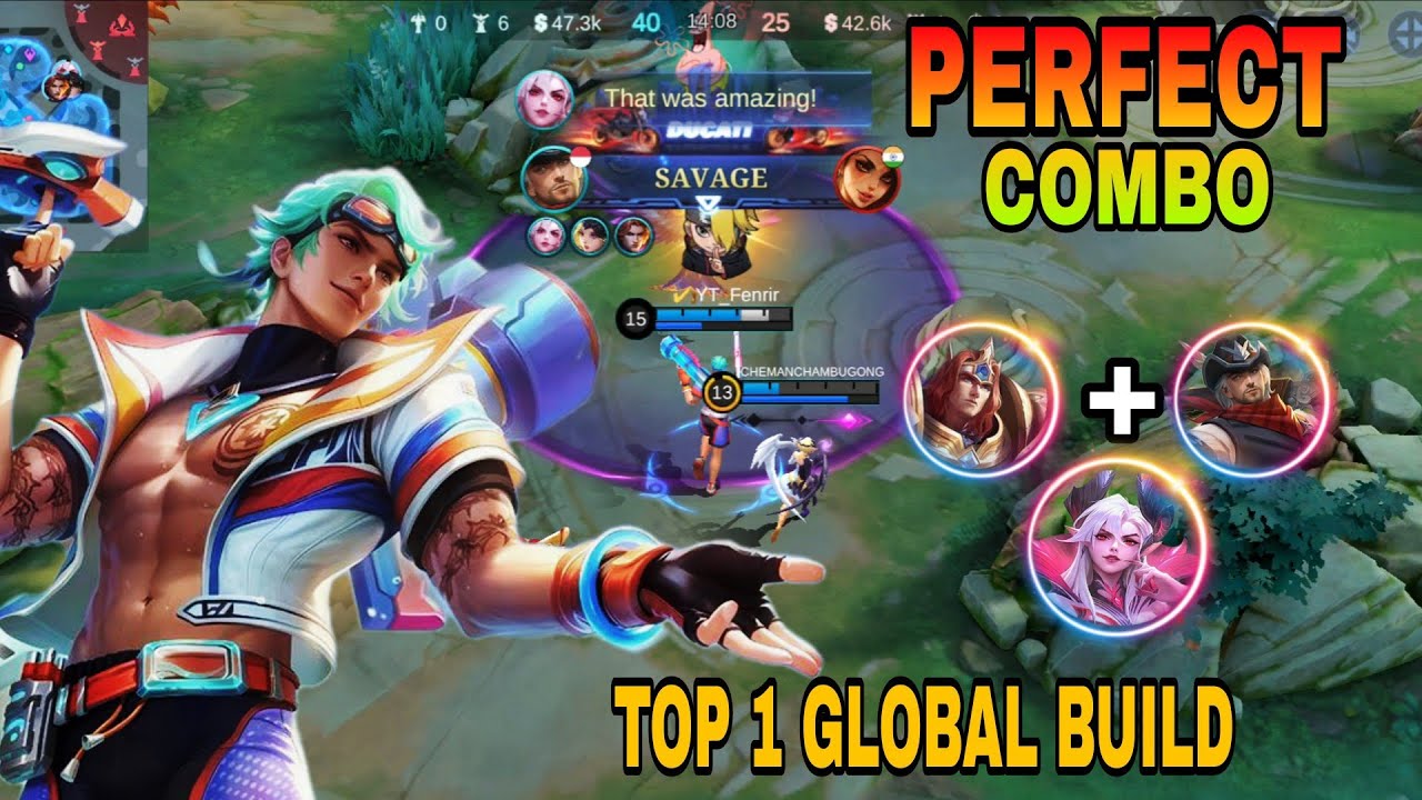 Insane Damage + Unbreakable Combo!! Global Top 1 Clint Build ~ Highlight gameplay for Clint -12