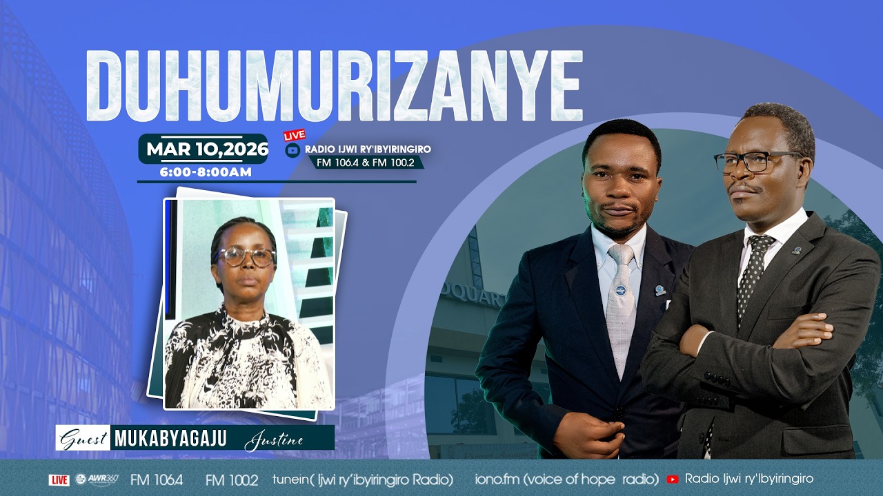 🛑LIVE:  DUHUMURIZANYE 10/03/2026 @6:00am