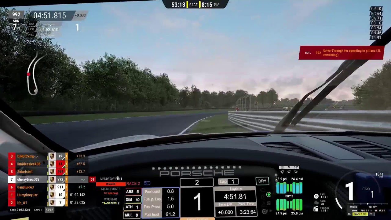 Legends Pro Series
Porsche Cup