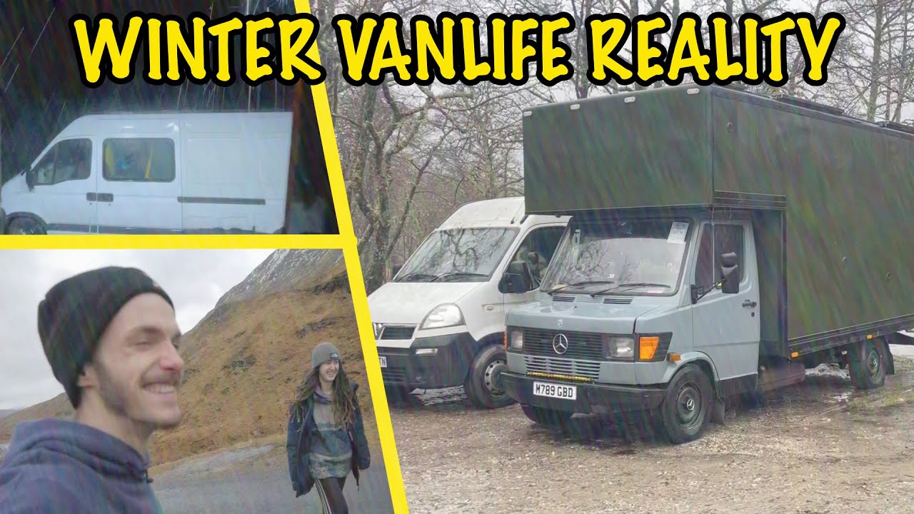 STORMS AND BREAKDOWNS! VANLIFE REALITY | Winter Van Life Scotland