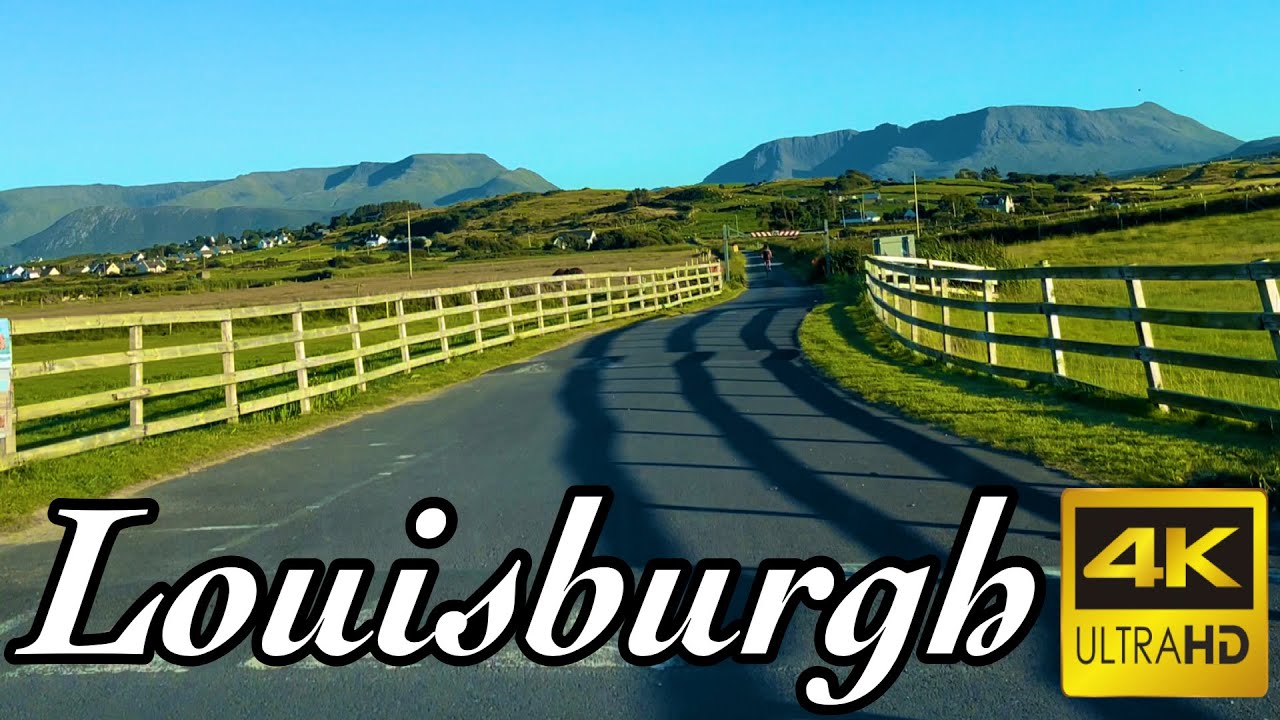 Louisburgh County Mayo, Ireland Driving - Downtown [4K]