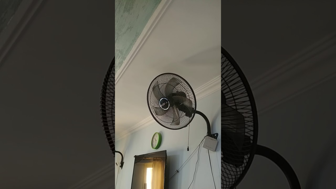 مروحة السقف والا مروحة الحائط