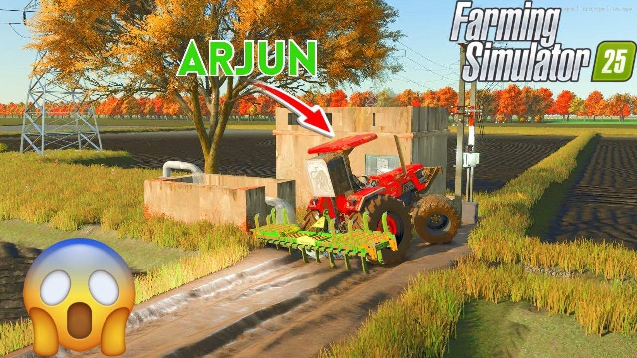 NEW HOME AND  HMT 5911 | PUNJAB PIND  MAP  LIVE FARMING SIMULATOR 25 | PANNU PLAYZ