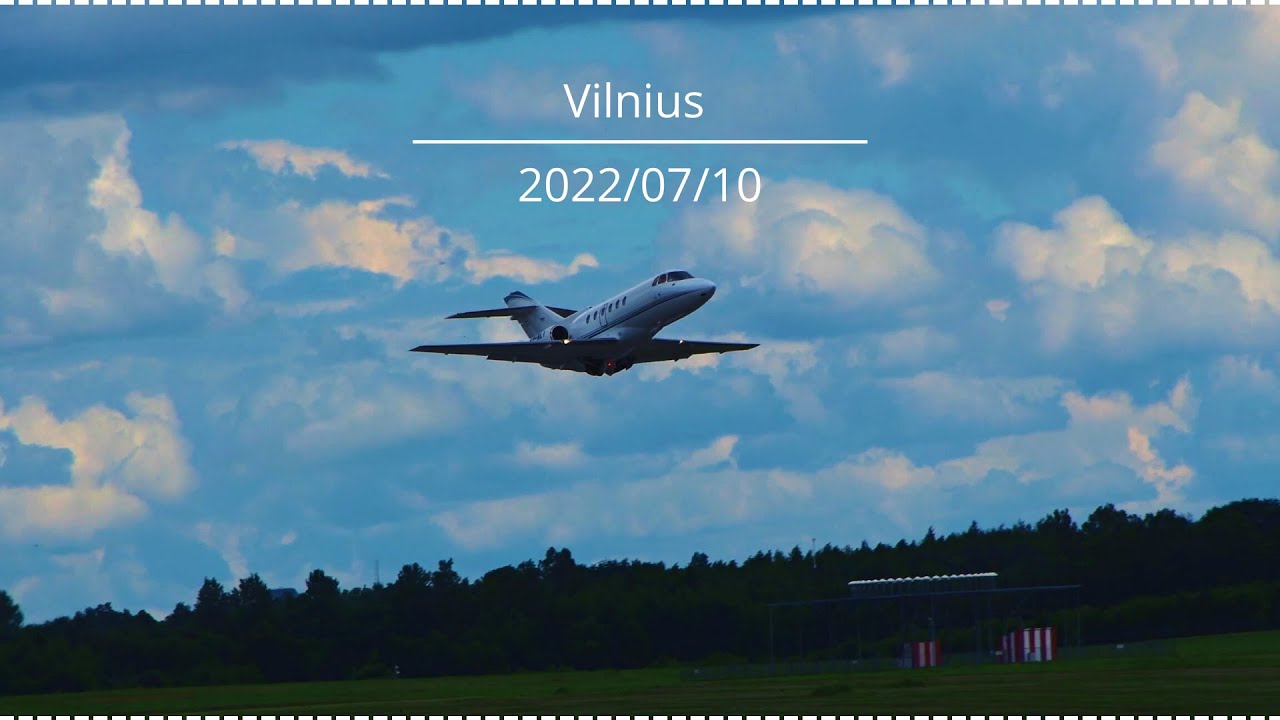 [4K] Vilnius Airport Spotting (2022/07/10)
