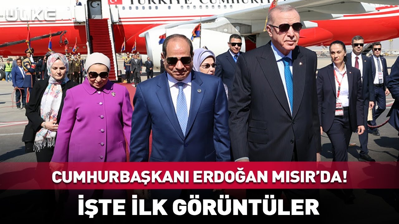 Cumhurbaşkanı Erdoğan Mısır’da! İşte İlk Görüntüler #Sondakika